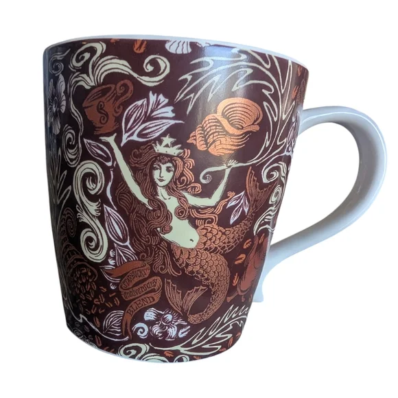 2008 Release Starbucks 35th Anniversary Siren Mermaid Coffee Mug - 12oz - Picture 1 of 9